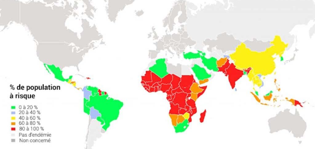 Zone à risque paludisme