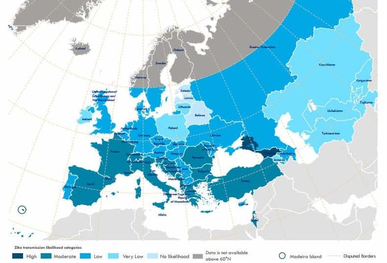 carte zika France 2018