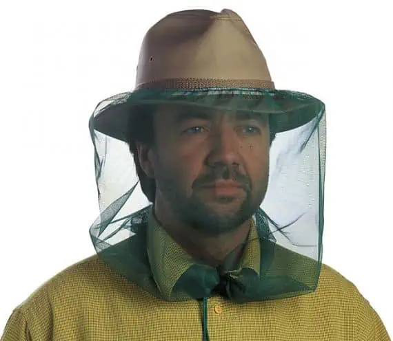 chapeau anti moustique