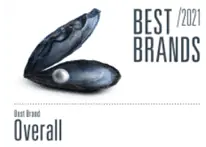 Visuel de la récompense Best Brands Overall reçue en 2021 par Compo